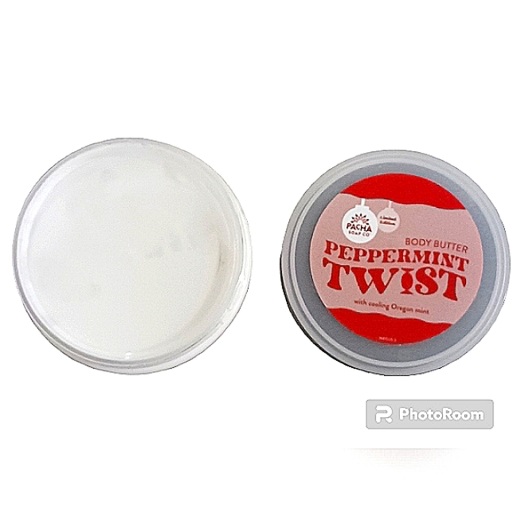 $5 SALE🧚🏽‍♀️🍬PACHA SOAP CO Limited Edition Peppermint Twist Body Butter